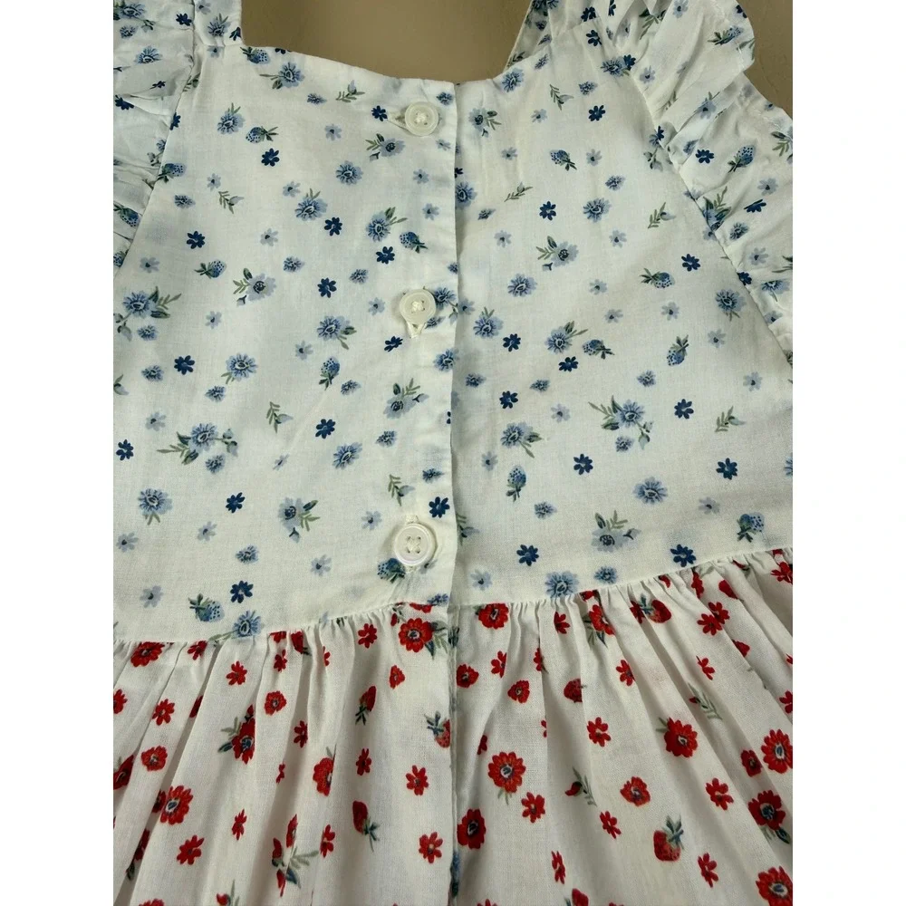 Floral Cottagecore Tiered Ruffle Dress 2T OshKosh B'gosh